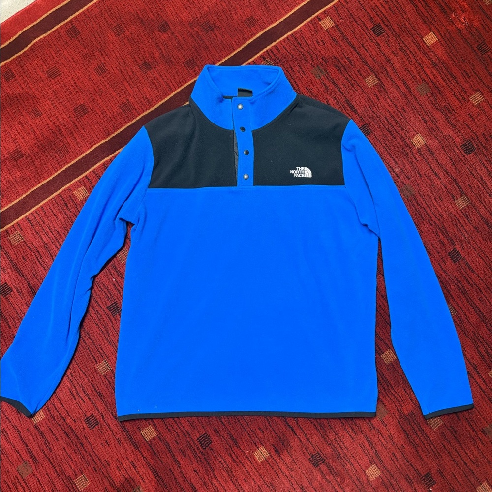 The North Face Men’s TKA Glacier Snap-Neck Pullover Large